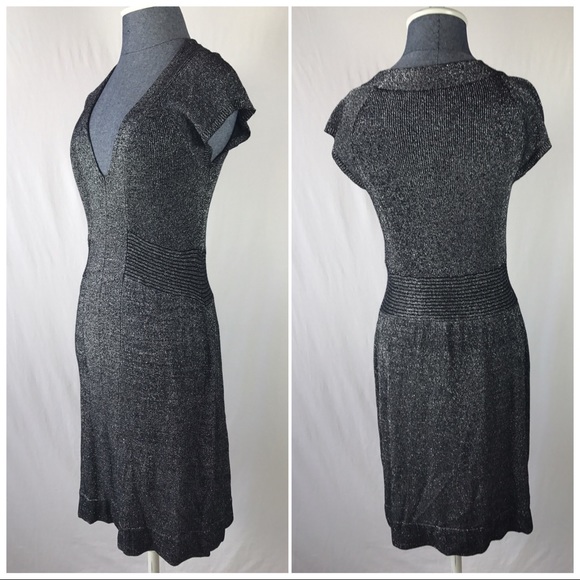 Kenar Grey & Silver Bodycon Dress S - Picture 1 of 8